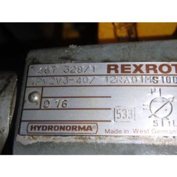 Rexroth Korea-North  Hydronorma pumps_1PV2V3-40/12RA01MS100 w/Motor