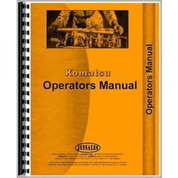 New Heard  Komatsu D31P-17A Crawler Operators Manual