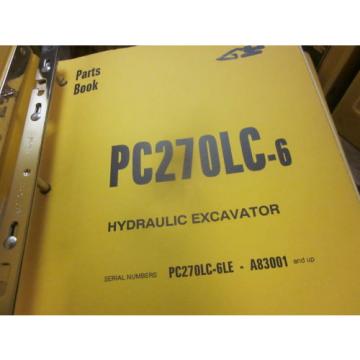 Komatsu Honduras  PC270LC-6 Hydraulic Excavator Parts Book Manual