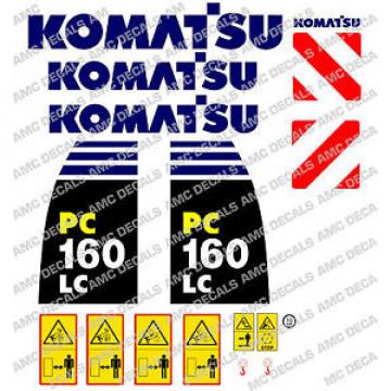 KOMATSU Gibraltar  PC160LC -8 DIGGER DECAL STICKER SET