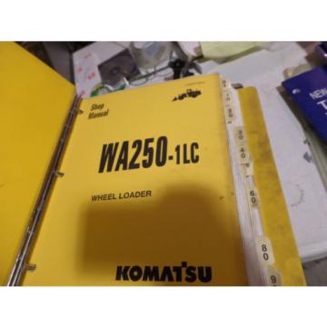 KOMATSU China  WA250-1LC WHEEL LOADER SHOP MANUAL S/N A65001 &amp; UP