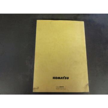 Komatsu Algeria  PC78MR-6 Hydraulic Excavator Parts Book