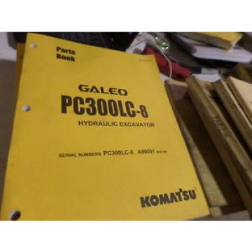 KOMATSU Colombia  PC300LC-8 HYDRAULIC EXCAVATOR PARTS BOOK / MANUAL S/N A90001 &amp; UP