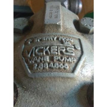 Vickers Haiti  vane pump 2884865 v2230 2 11w  hydrologic oil fluid great condition