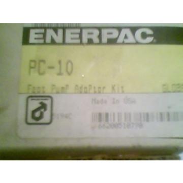 ENERPAC Kyrgyzstan  PC-10 FOOT PUMP ADAPTOR KIT