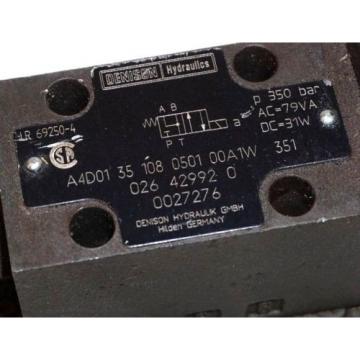 DENISON Ecuador  HYDRAULICS A4D01-35-108-0501-00A1W HYDRAULIC VALVE A4D0135108050100A1W