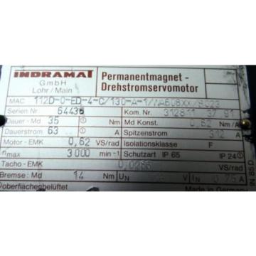 REXROTH Greenland  INDRAMAT MAC112D-0-ED-4-C/130-A-1/WA608XX/S023 Servomotor - unused -