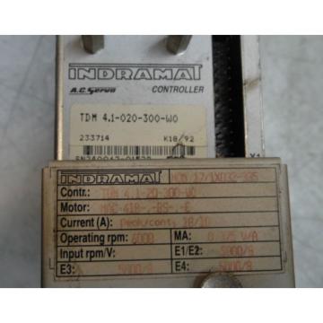 Indramat Grenada  AC Servo Drive Controller, # TDM41-20-300W0, Used, WARRANTY