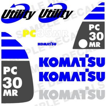 Komatsu Faroe Islands  Decals for Backhoes, Wheel Loaders, Dozers, Mini-excavators, and Dumps