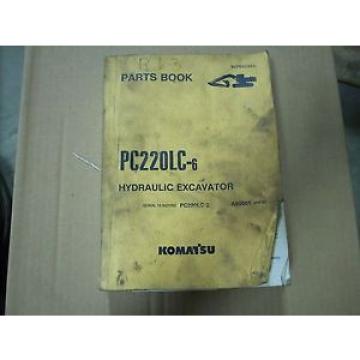 Komatsu Czech Republic  Parts Book PC220LC-6 Hydraulic Excavator