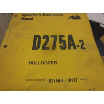 Komatsu erde  D275A-2 Bulldozer Operation &amp; Maintenance Manual