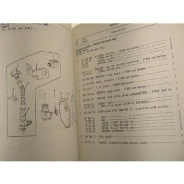 KOMATSU Monaco  DRESSER DT-414 414B 466 466B 466C DTI466C PARTS BOOK MANUAL 1986